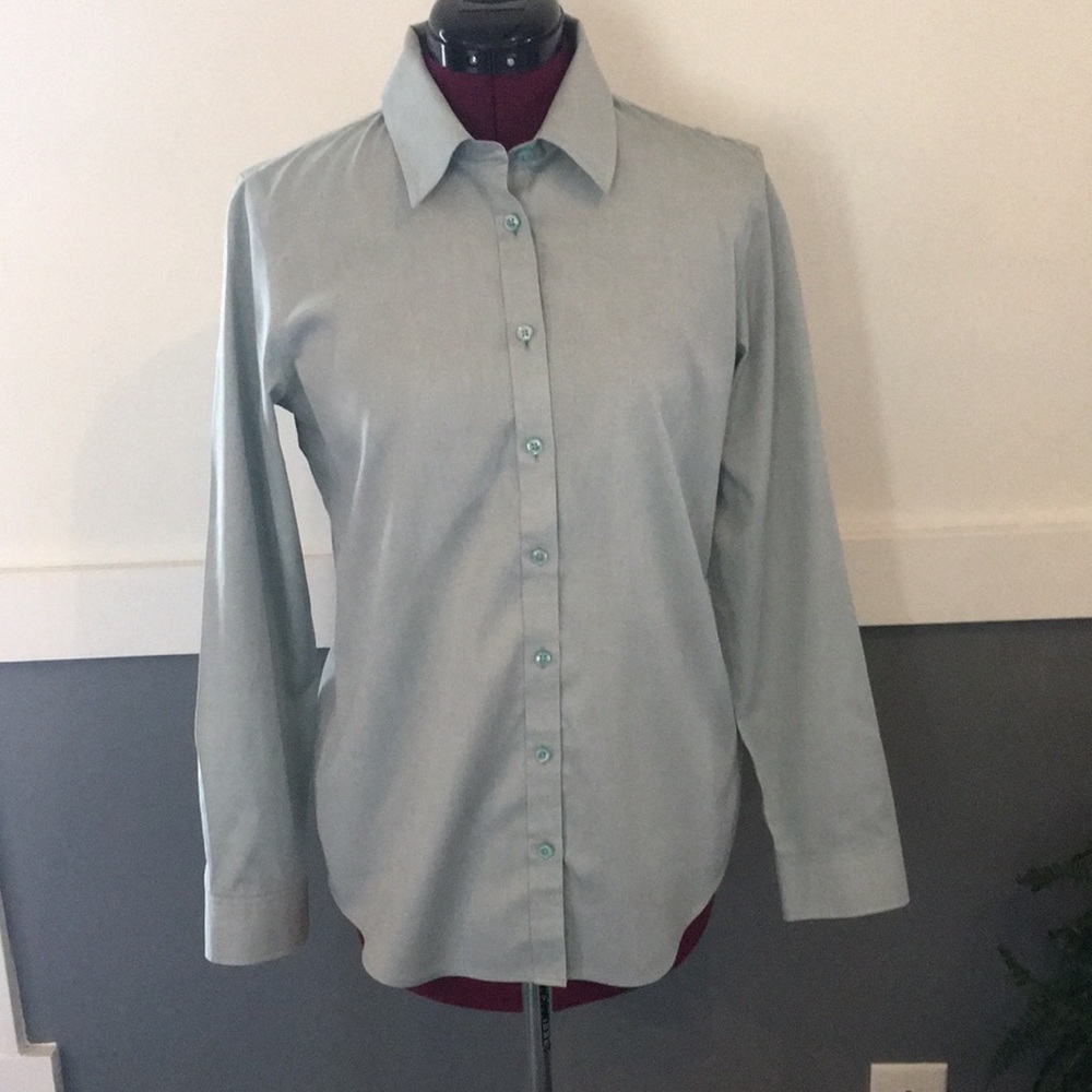 Orvis Light Blue Button Down Shirt Sz 10